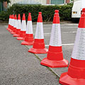 Red & White - Traffic Cone - Steel Suppliers