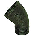 Black 45 Deg M/F Par156B - Pipe Fittings - M/I Elbow - Steel Suppliers