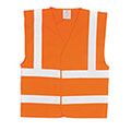 Orange Hi-Vis Safety Vest - EN471 Class 2 Certified - Steel Suppliers
