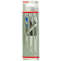 Bosch Progressor 3 Piece - Jigsaw Blade Set (2607010515) - Steel Suppliers