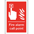 Fire Alarm Call Point - Self Adhesive Sign - Steel Suppliers