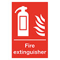 Fire Extinguisher - Rigid PVC Sign - Steel Suppliers