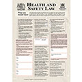 Health & Safety Law Poster - Rigid PVC Sign - Steel Suppliers