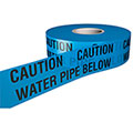 Caution Water Mains Below - Underground Tapes - Steel Suppliers