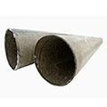 Waxed Cardboard Cone (Conical Bolt Box) - For Holding Down Bolts - Steel Suppliers