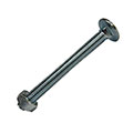 M10 - BZP - DIN603/555 Carriage Bolt & Nut - Steel Suppliers