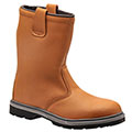 Tan Lined Rigger Safety Boot - Steel Suppliers