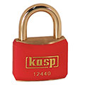 Kasp 124 - Coloured Brass Padlock - Steel Suppliers