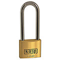 Kasp 125 - Long Shackle Premium Brass Padlocks - Steel Suppliers