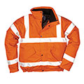 Hi-Vis Jacket - Bomber Orange - Steel Suppliers