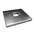 Self Colour - 100 x 100 x 12mm Holding Down Bolt Plate Washer - Steel Suppliers