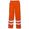Polyester Orange Hi-Vis Trousers - Steel Suppliers