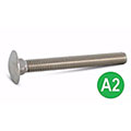 Carriage Bolt & Nut - M10 - Self Colour - DIN603/555 - Steel Suppliers