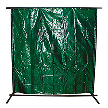 Green PVC With Frame - Welders Screen