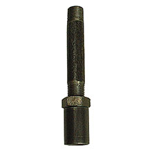 Black C/W Socket & Backnut - Pipe Fittings - H/W Connector
