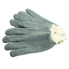 *Grey - Terrycloth Gloves