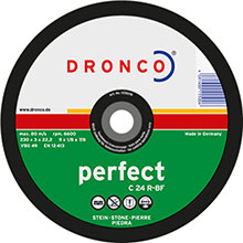 Dronco C 24 R-BF Perfect Flat - Stone Cutting Discs - 25 Pack