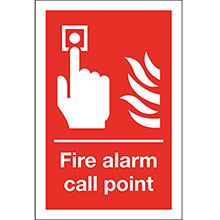 Fire Alarm Call Point - Rigid PVC Sign