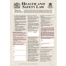 Health & Safety Law Poster - Rigid PVC Sign