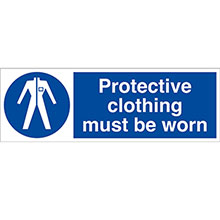 Protective Clothing - Rigid PVC Sign