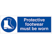 Protective Footwear - Rigid PVC Sign