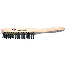 CK T6238 4 Steel Wire Brush 4 Rows Wooden Handle