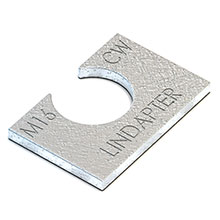 Lindapter Girder Clamp - Type CW - Clipped Washer - BZP