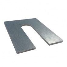 Steel Shim - Mild Steel 150 x  75 x 10mm  Horseshoe