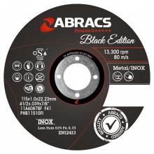 Cutting Disc - Mild/Stainless - Abracs Black Edition - Inox - Extra Thin - Phoenix II