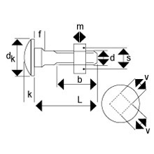 M10 - Galv - DIN603