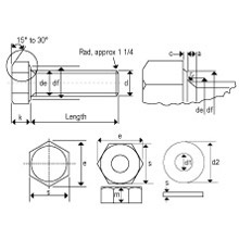 M16 - HDG - 8.8SB BS EN15048