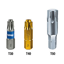 Torx - Spax - T-Star - 25mm Long - Screwdriver Bit