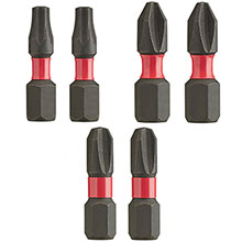 Milwaukee - 25mm - Pack of 2 Screwdriver Bits - Shockwave