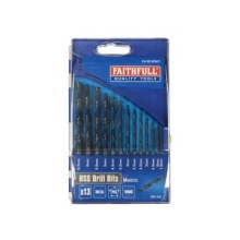 Faithfull 13 Piece Metric - Drill Set