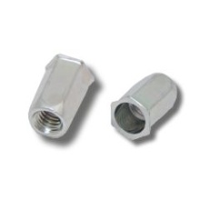 JRP Reduced Head Full Hexagon - Open Blind Rivet Nut Steel BZP