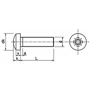 M2    - A2 - Grade 304 DIN7985